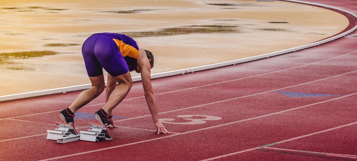 Professional dietitian working with athlete